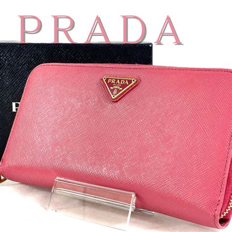 prada ピンク 財布|ピンク サフィアーノレザー 財布 .